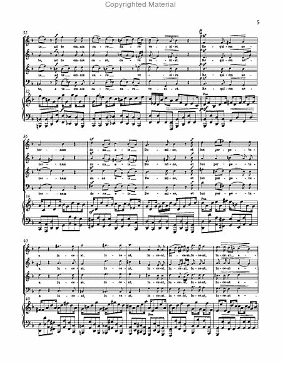Requiem in D minor, WAB 39 Choir scores gallery preview page 5