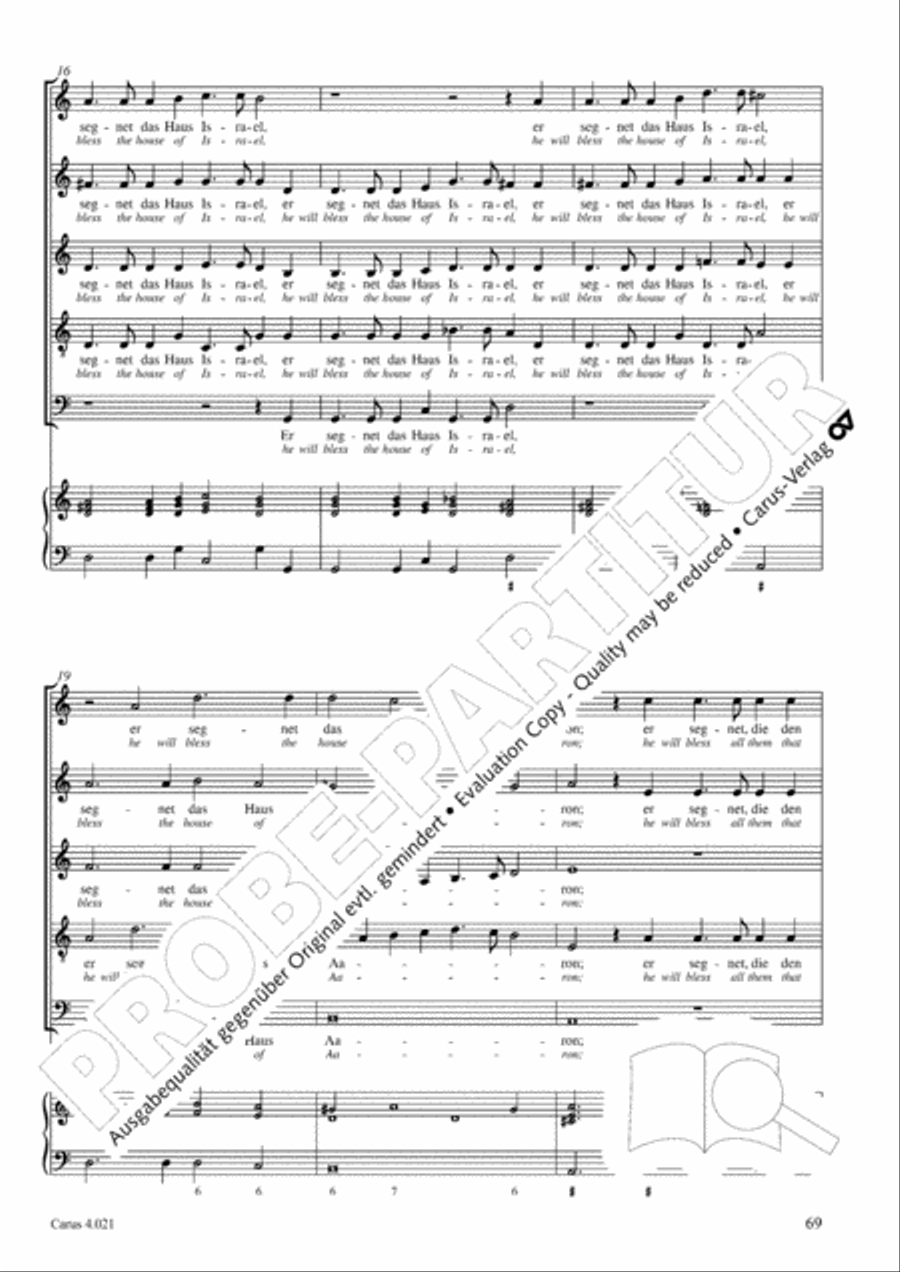 Schein: Israelsbrunnlein. Fontana d'Israel. Complete edition Choir scores gallery preview page 76