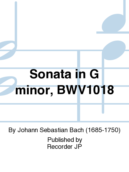 Sonata in G minor, BWV1018