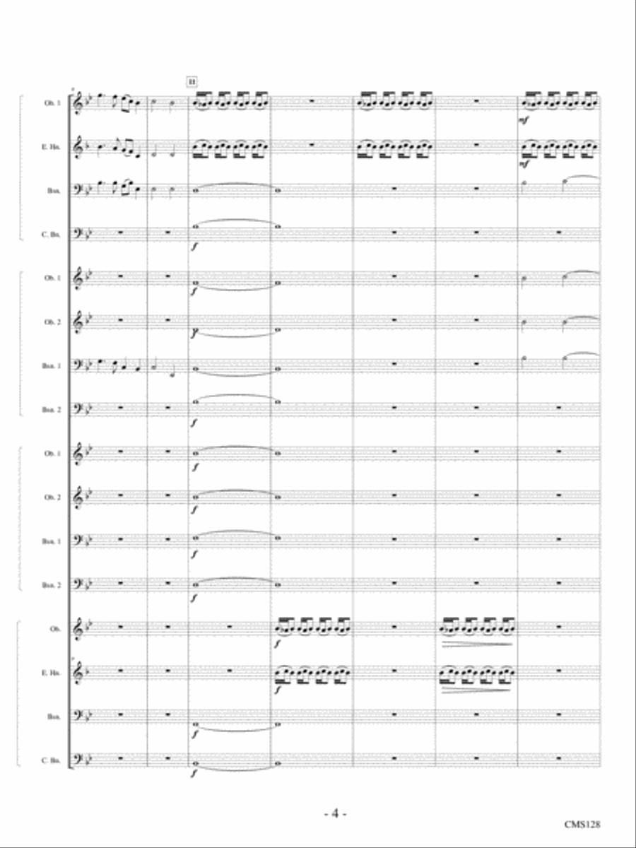 Echo of the Spheres English Horn scores gallery preview page 4