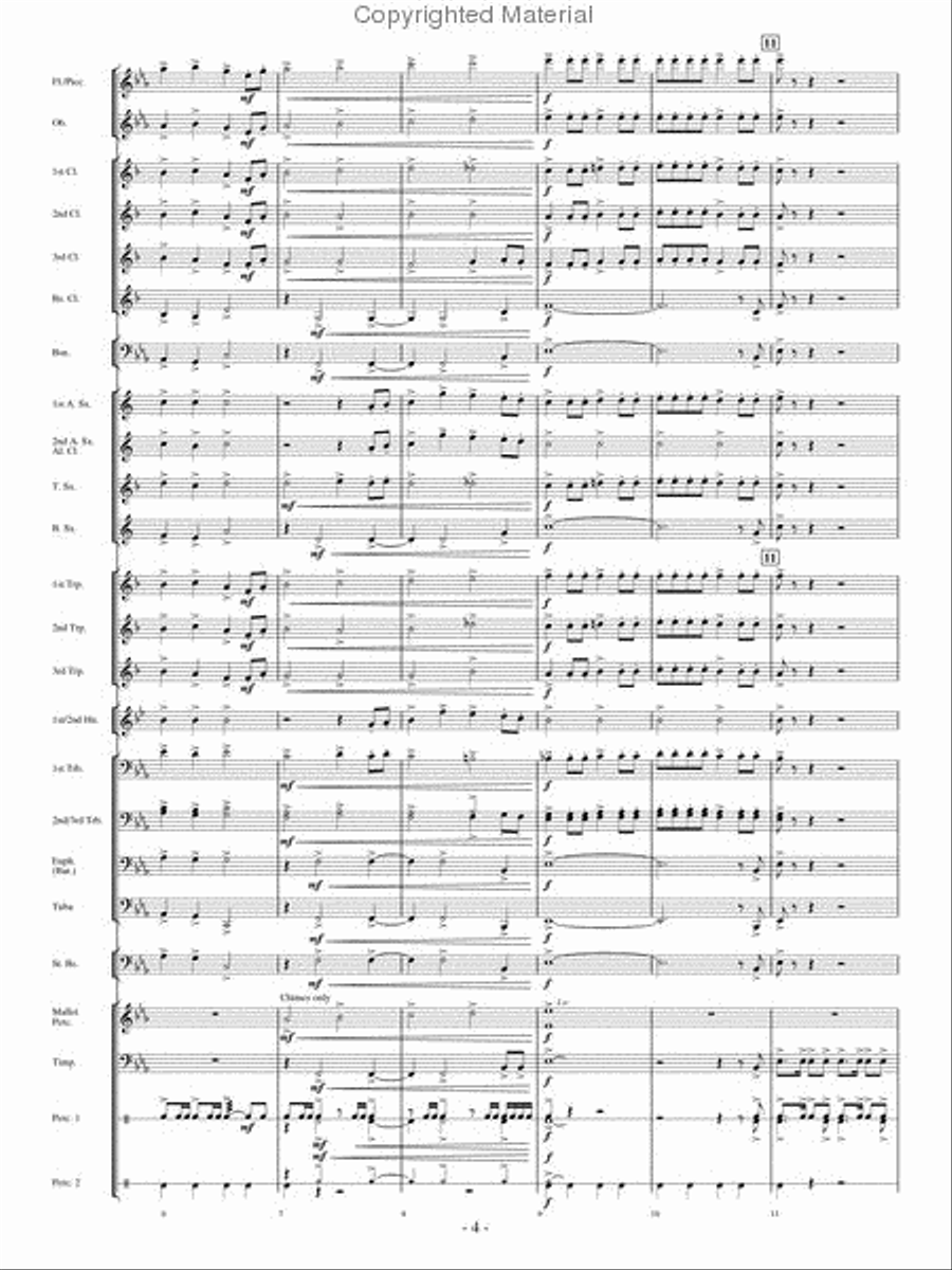 Make A Joyful Noise Concert Band scores gallery preview page 3
