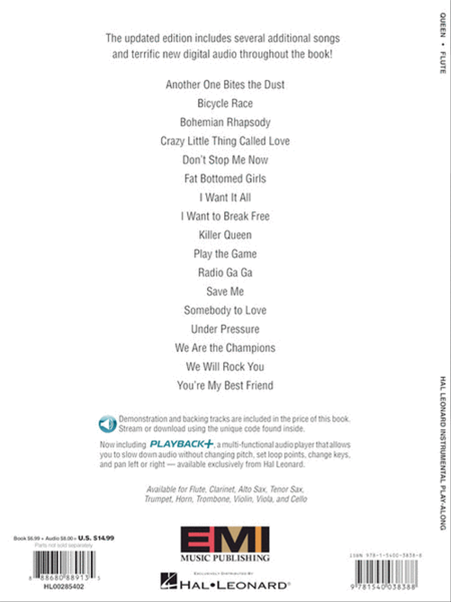 Queen – Updated Edition Flute Solo scores gallery preview page 5
