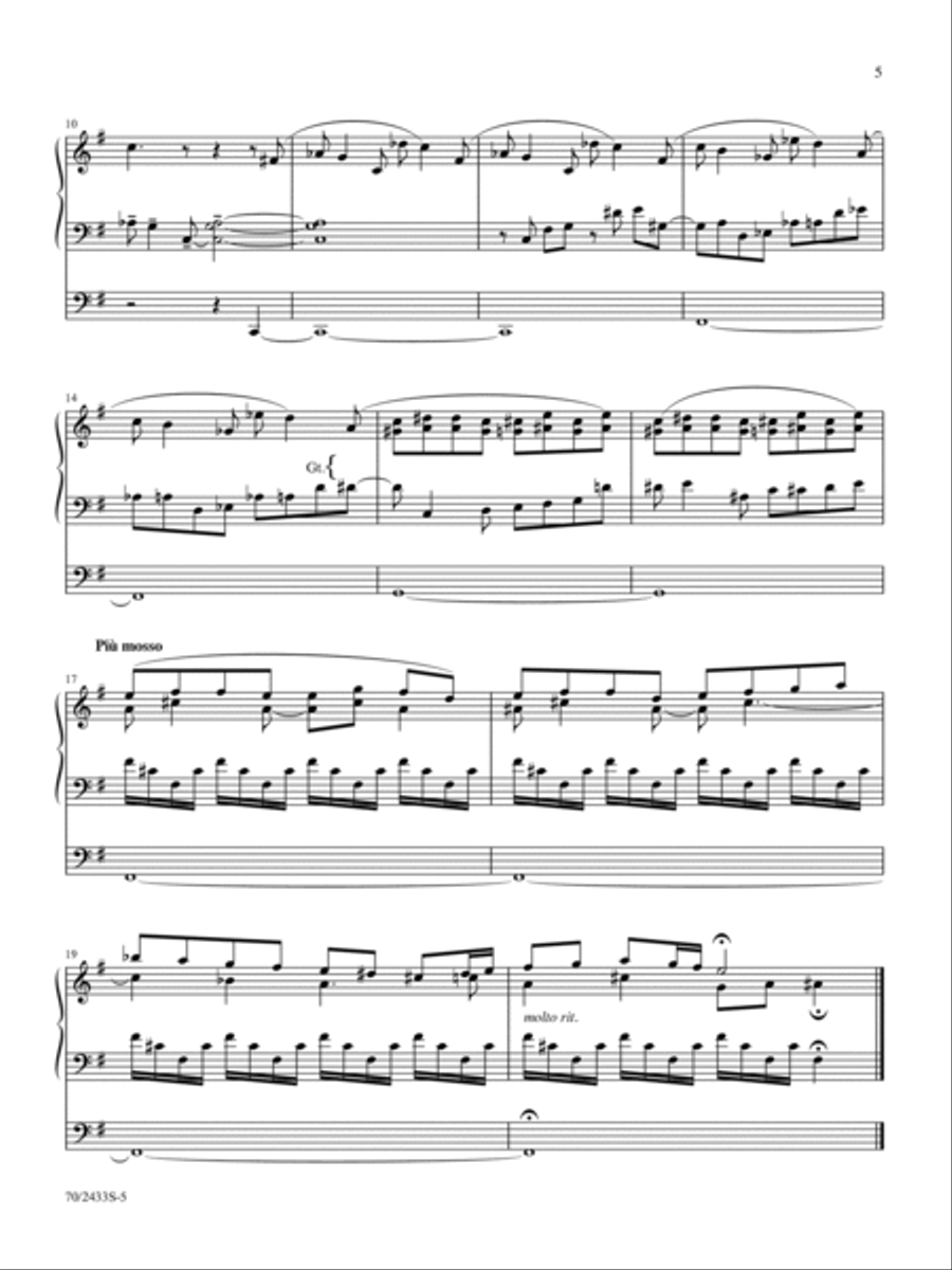 Courage in a Time of Struggle Organ scores gallery preview page 5