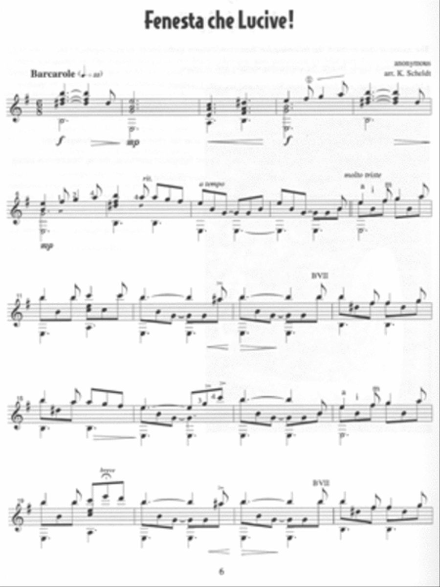 6 Neapolitan Songs for Solo Classic Guitar Acoustic Guitar scores gallery preview page 4