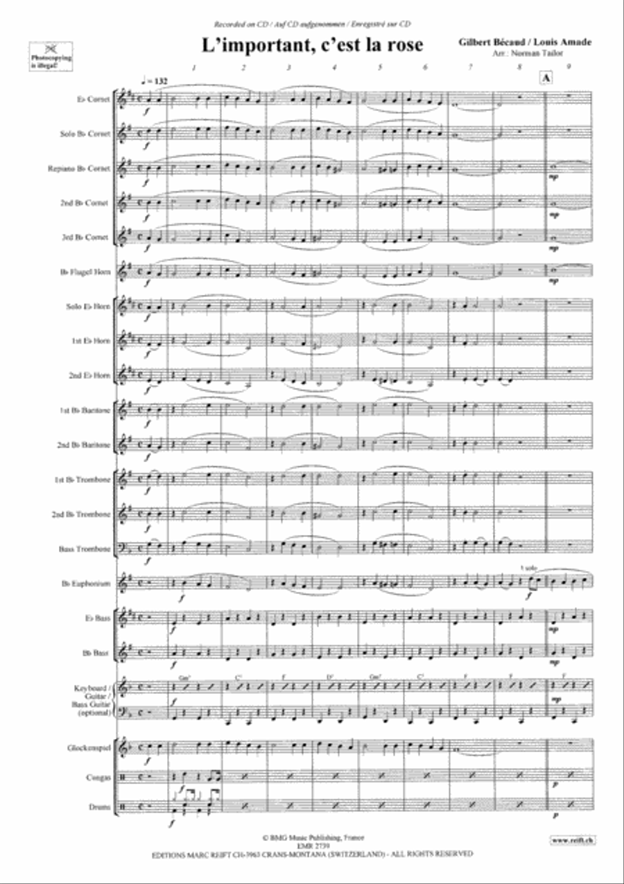 L'important, c'est la Rose Brass Band scores gallery preview page 4