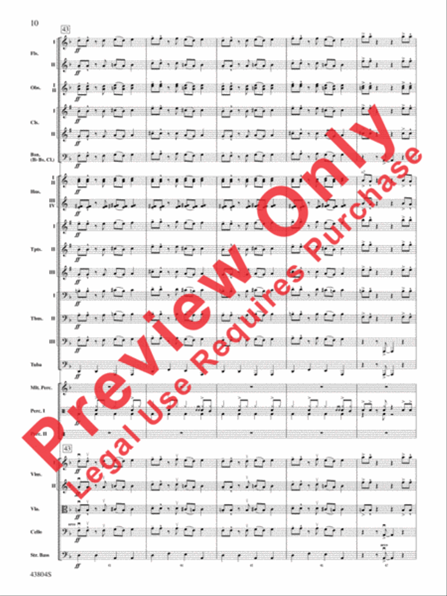 James Bond Theme Full Orchestra scores gallery preview page 11