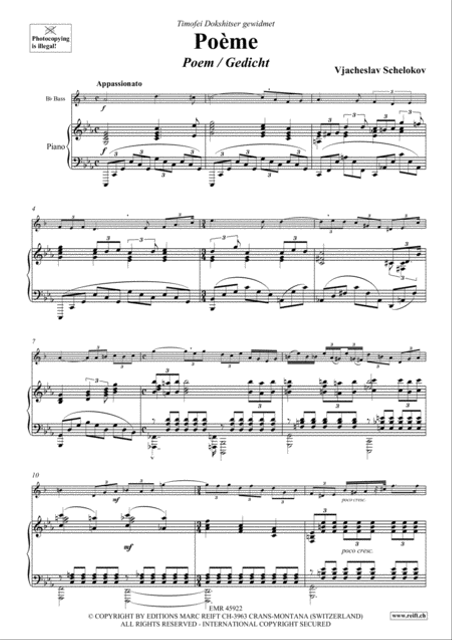 Poeme Poeme Voice Solo scores gallery preview page 4