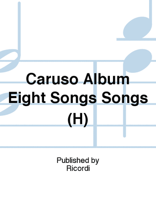 Book cover for Caruso Album Eight Songs Songs (H)