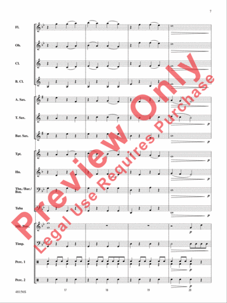 Vulcan's Forge Concert Band scores gallery preview page 8