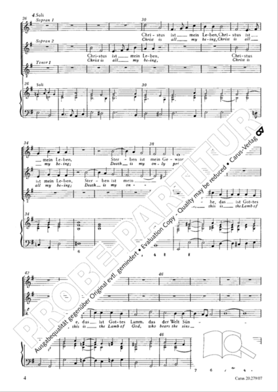 Musikalische Exequien I-III Orchestra scores gallery preview page 5