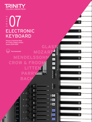 Electronic Keyboard Exam Pieces & Technical Work 2019-2022: Grade 7