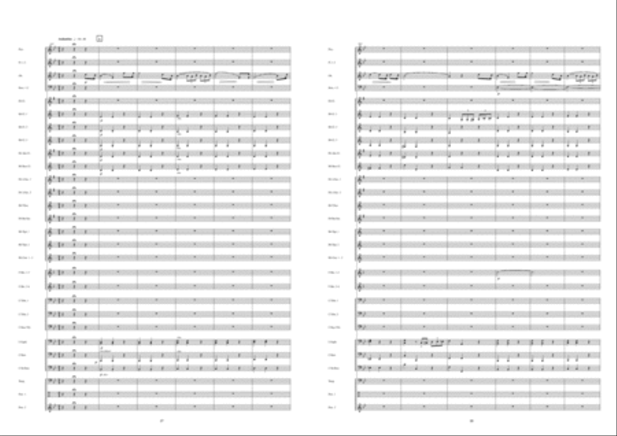 Viva Verdi Fanfare Band scores gallery preview page 15
