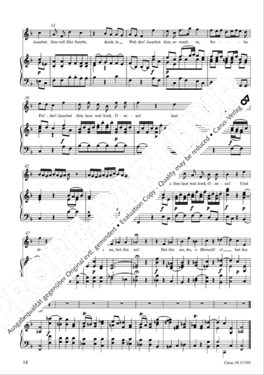 Die Tageszeiten 4-Part scores gallery preview page 15