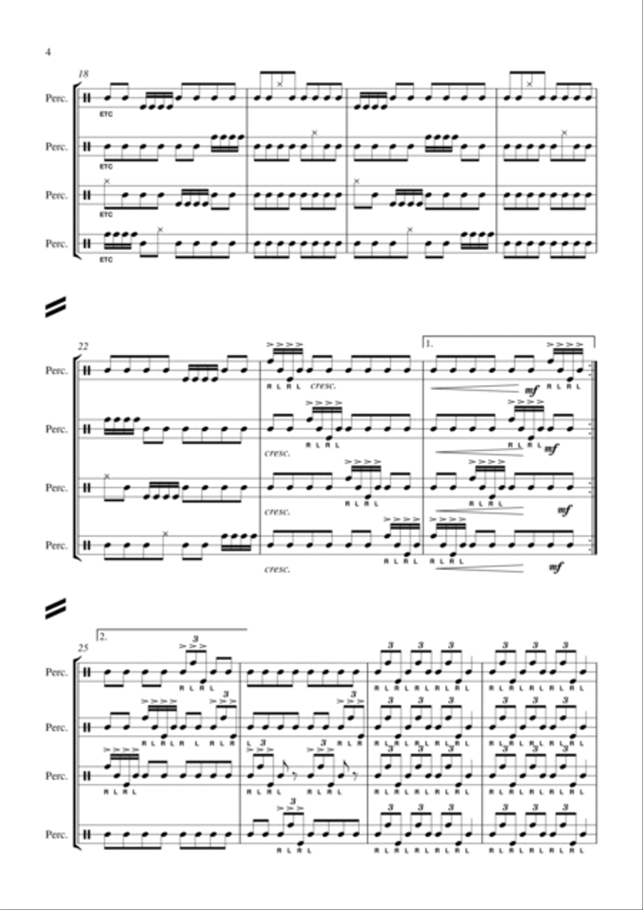 There's No 'I' in it Percussion Ensemble scores gallery preview page 5
