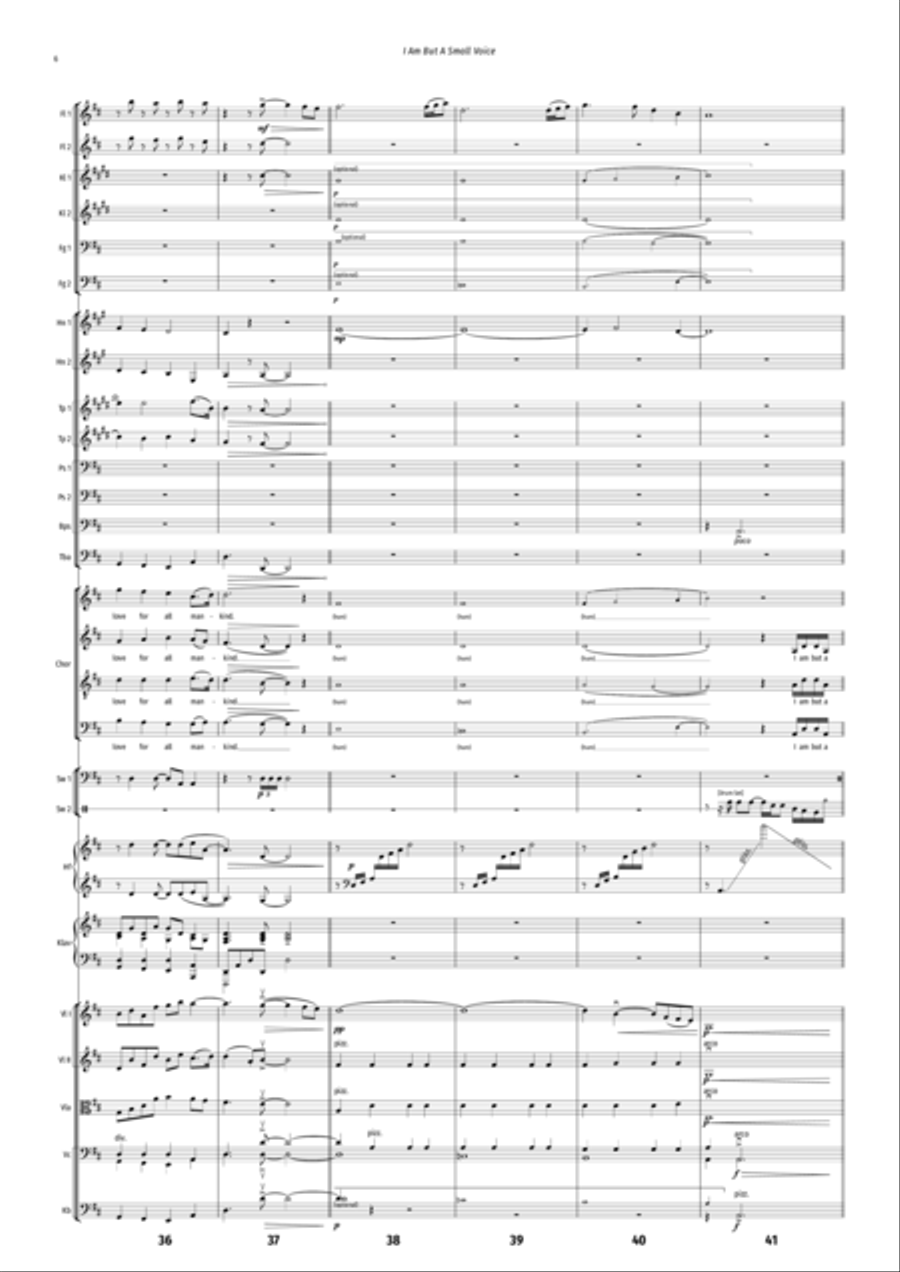 I Am But A Small Voice Full Orchestra scores gallery preview page 6