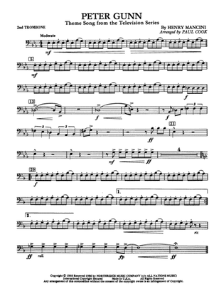Book cover for Peter Gunn: 2nd Trombone