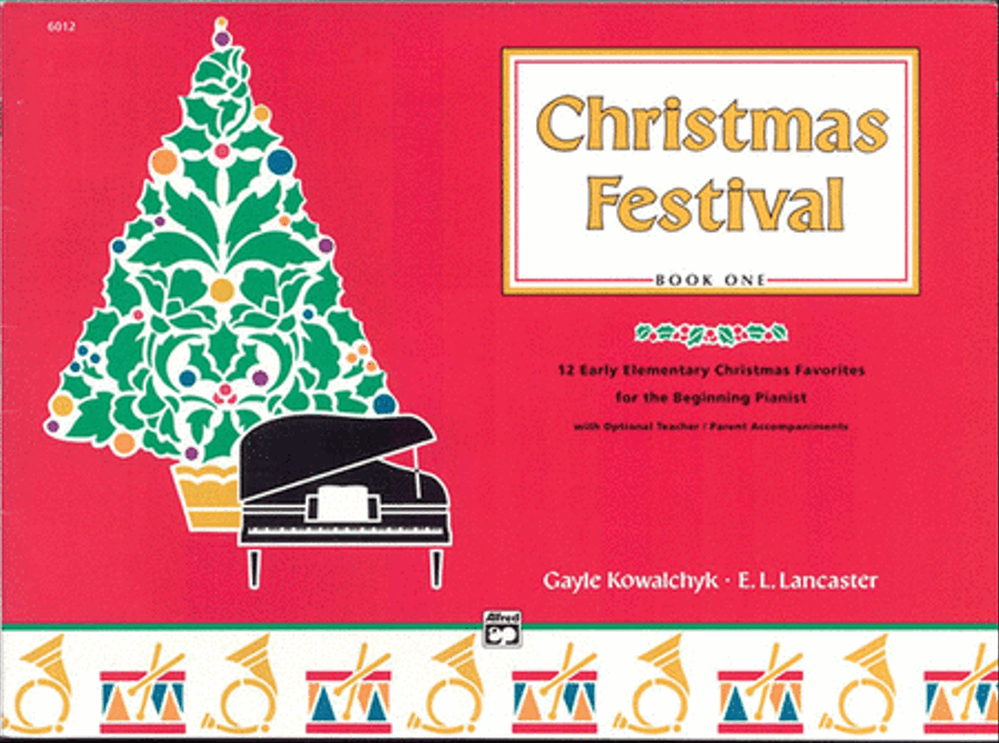 Christmas Festival, Book 1 Easy Piano scores gallery preview page 1