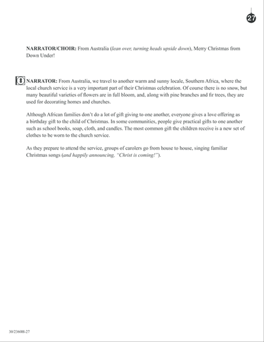 It's Christmas Everywhere! Unison Choir scores gallery preview page 28