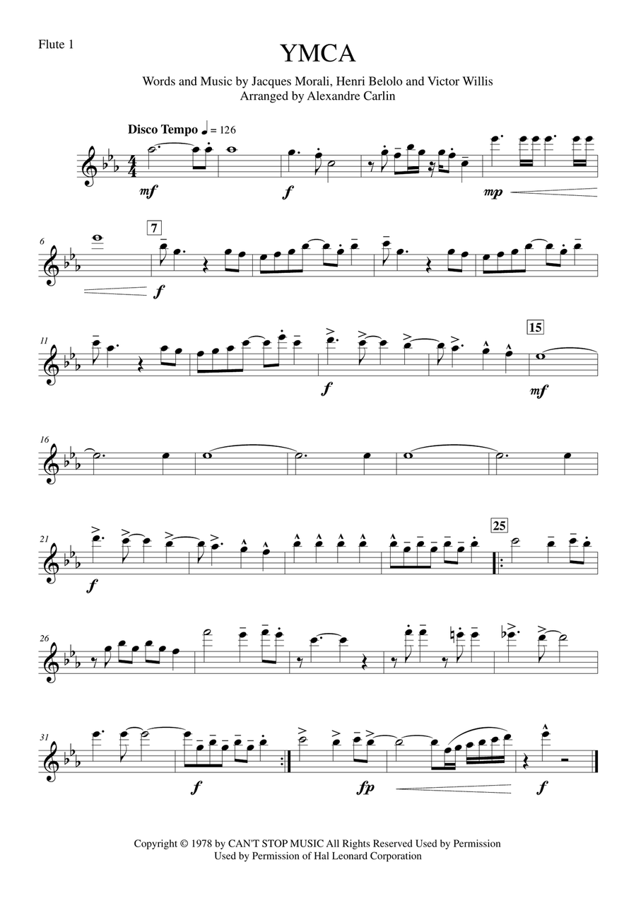 Y.M.C.A. Flute Quartet scores gallery preview page 6