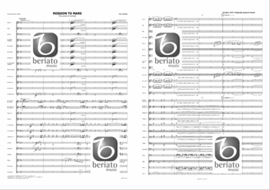 Mission to Mars Mission to Mars Concert Band scores gallery preview page 2