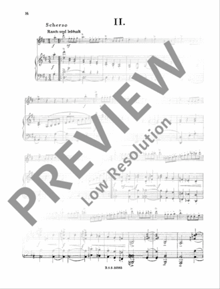 Sonata Flute Solo scores gallery preview page 15