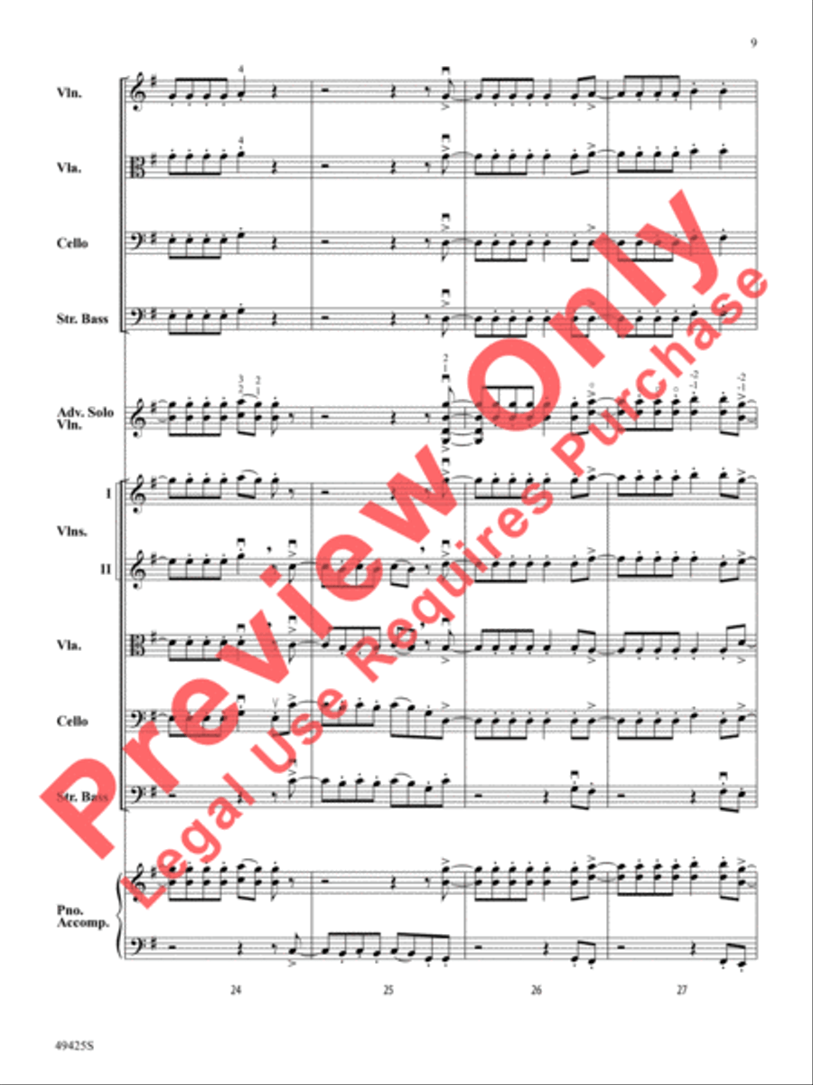 Any Way You Want It / Don't Stop Believin' String Orchestra scores gallery preview page 10
