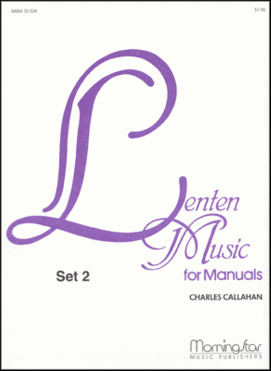 Lenten Music for Manuals, Set 2 Organ scores gallery preview page 1