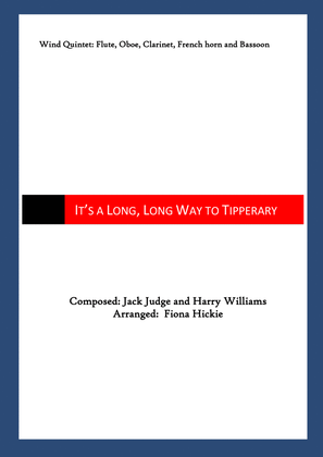 Book cover for It's a Long, Long Way to Tipperary