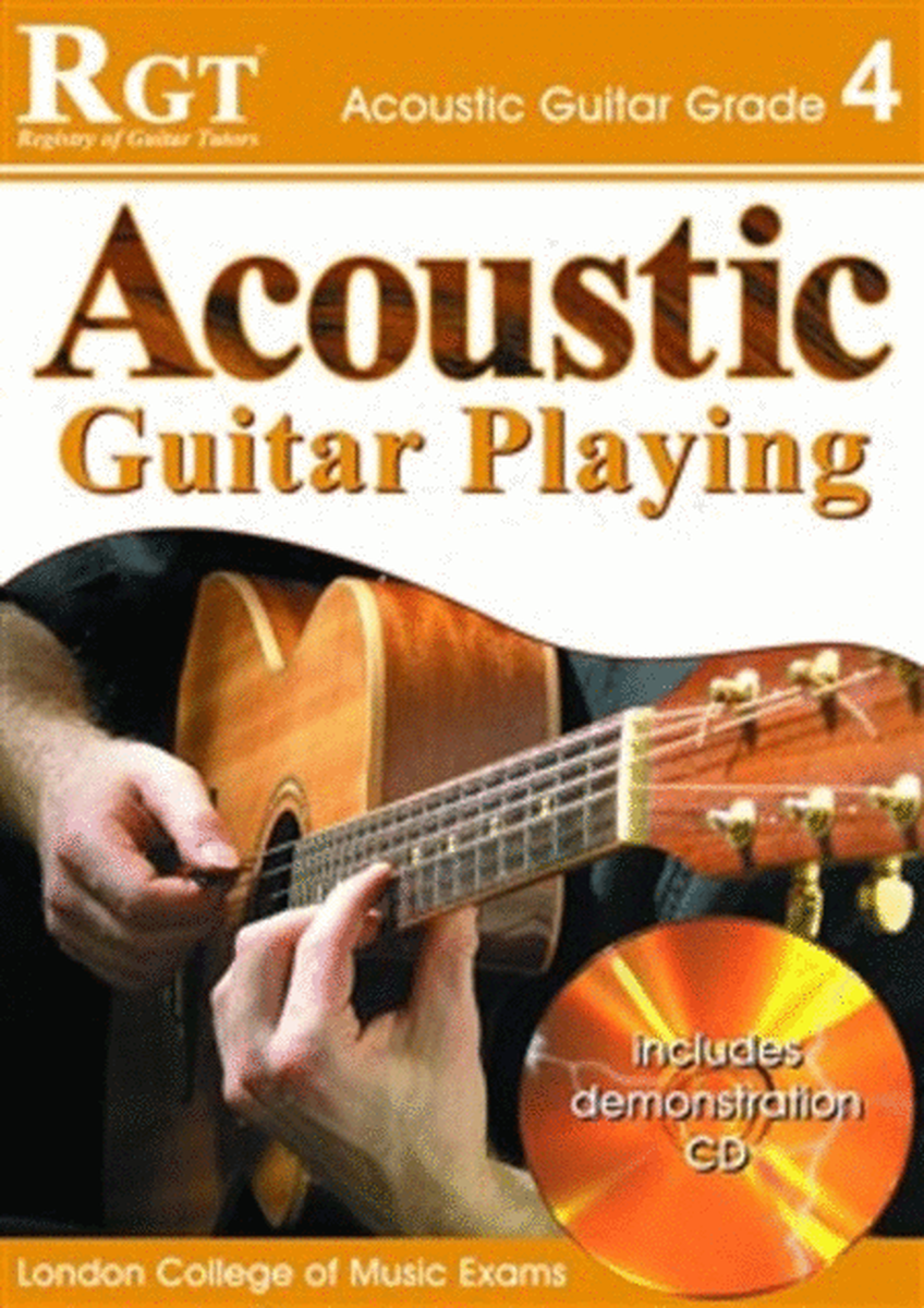 Rgt Acoustic Guitar Playing Grade 4 Book/CD