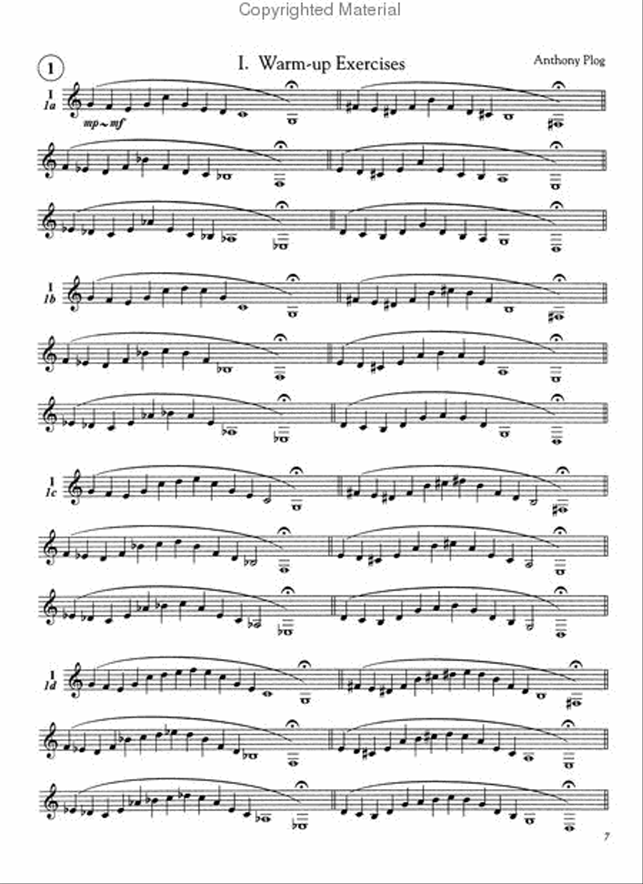 Method For Trumpet - Book 1 (Warm-Up Exercises And Etudes) B-Flat Trumpet scores gallery preview page 2