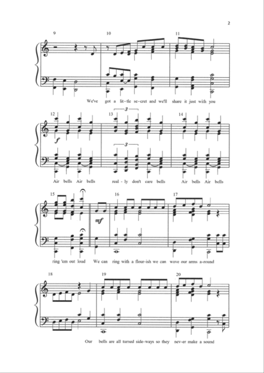 Air Bells - Handbells - 5 Oct 5-Octaves scores gallery preview page 4