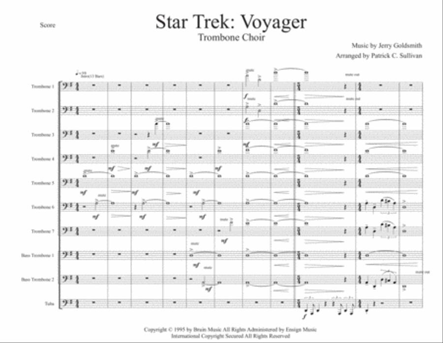 Star Trek - Voyager(r) Large Ensemble scores gallery preview page 1
