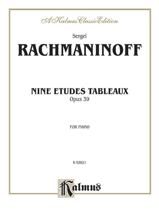 Book cover for Etudes Tableaux, Op. 39