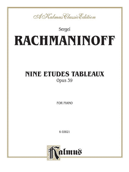 Etudes Tableaux, Op. 39
