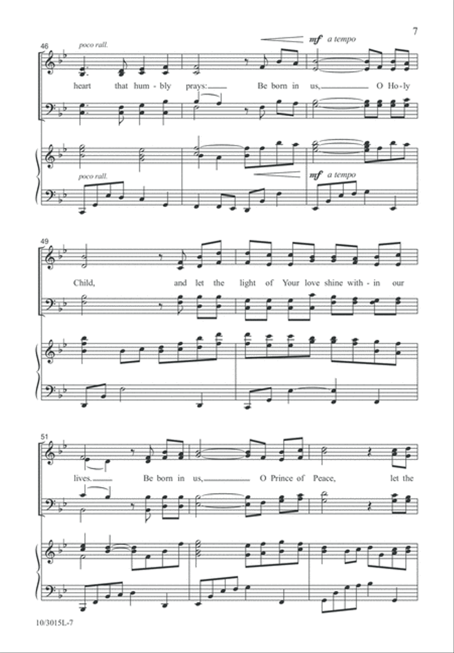 Be Born in Us 4-Part scores gallery preview page 7