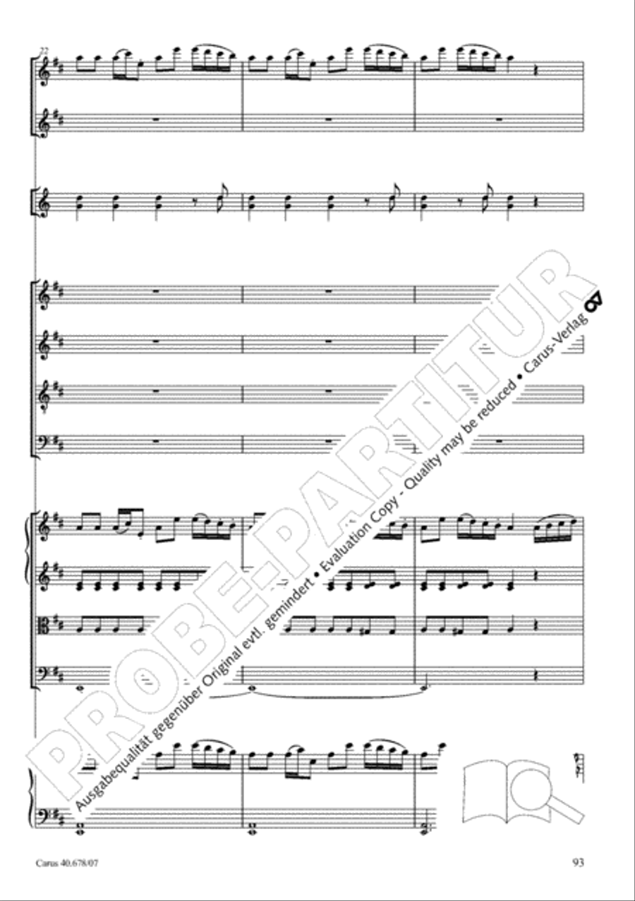 Missa pastoralis bohemica 4-Part scores gallery preview page 106