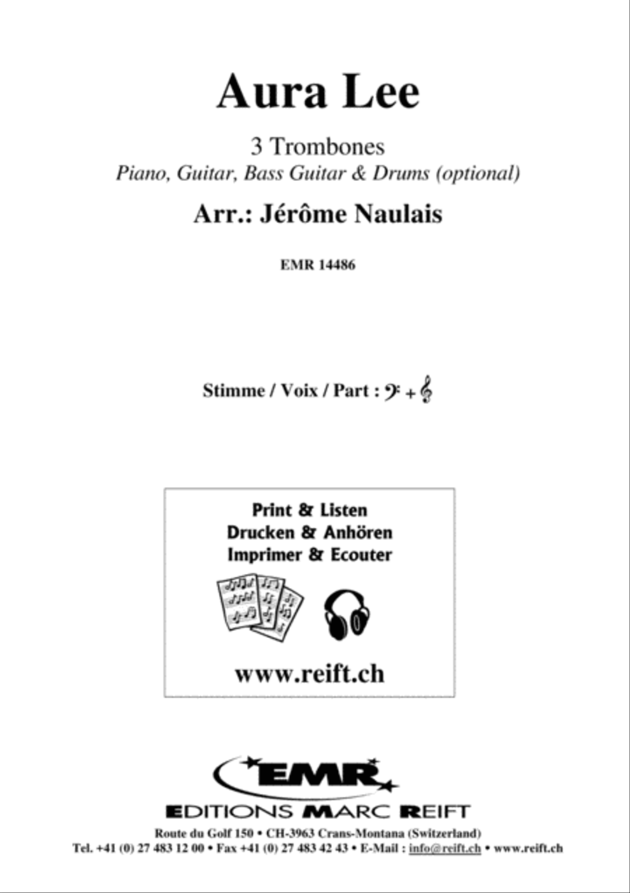 Aura Lee Trombone Trio scores gallery preview page 2