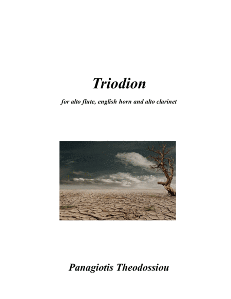 "Triodion" for alto flute, english horn and alto clarinet image number null