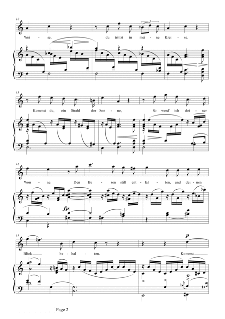 Schumann-Die Blume der Ergebung,Op.83 No.2 in C Major Voice scores gallery preview page 3