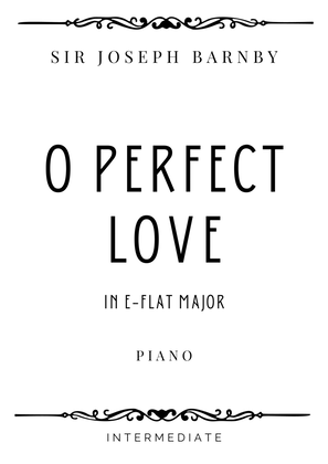 Book cover for Barnby - O Perfect Love in E Flat Major - Easy