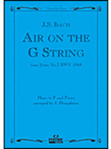Air on the G String BWV 1068 (French Horn / Horn)