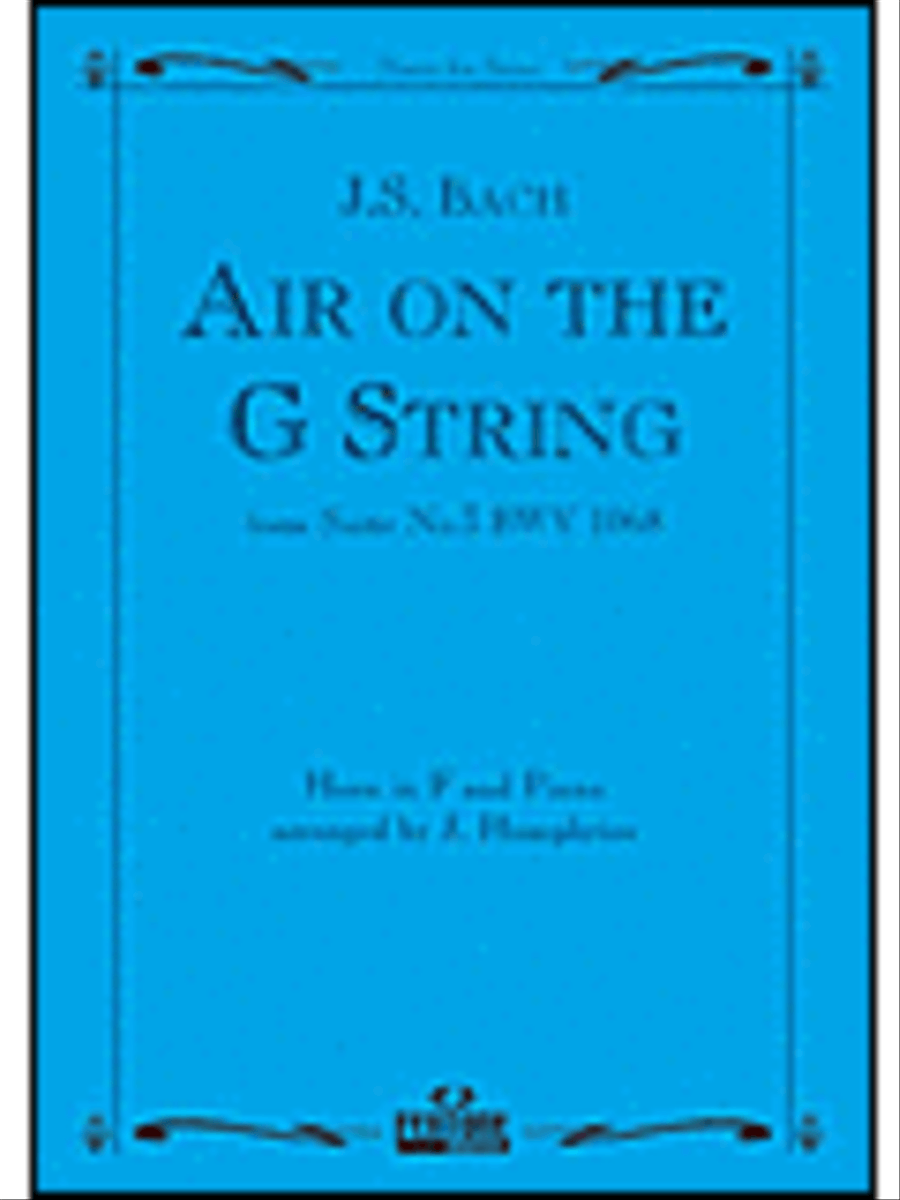 Air on the G String BWV 1068 Piano Accompaniment scores gallery preview page 1
