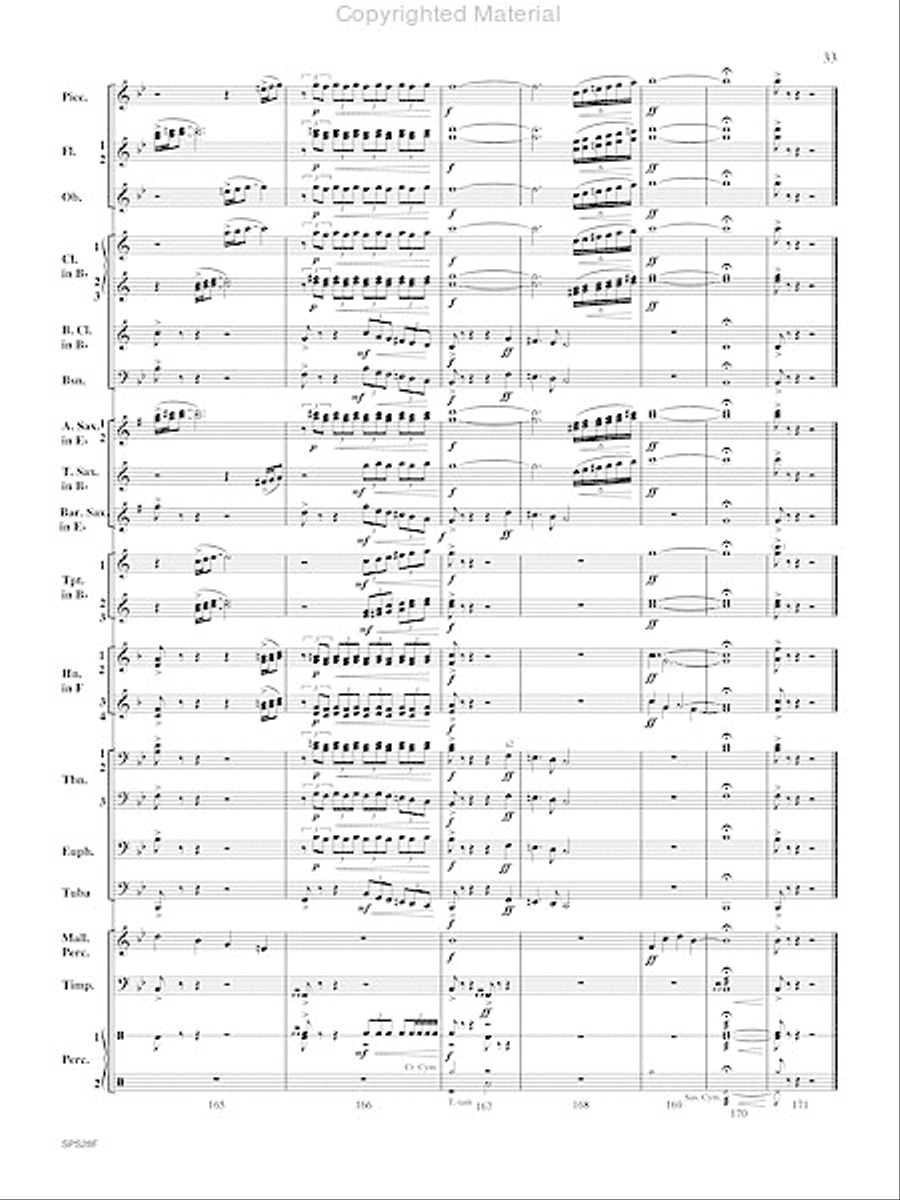 Holiday Portraits Holiday Portraits Concert Band scores gallery preview page 34