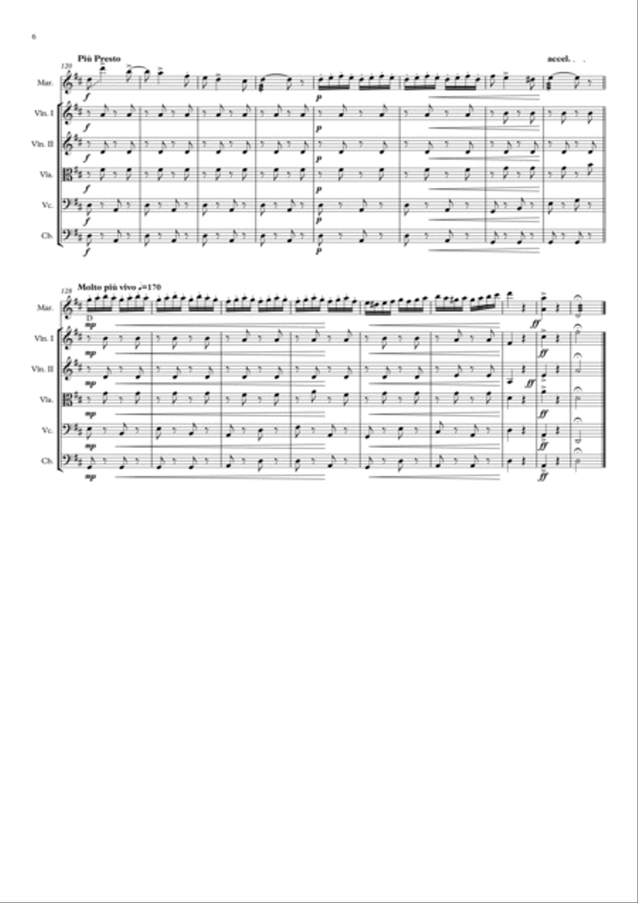 Czardas String Ensemble String Quartet scores gallery preview page 6