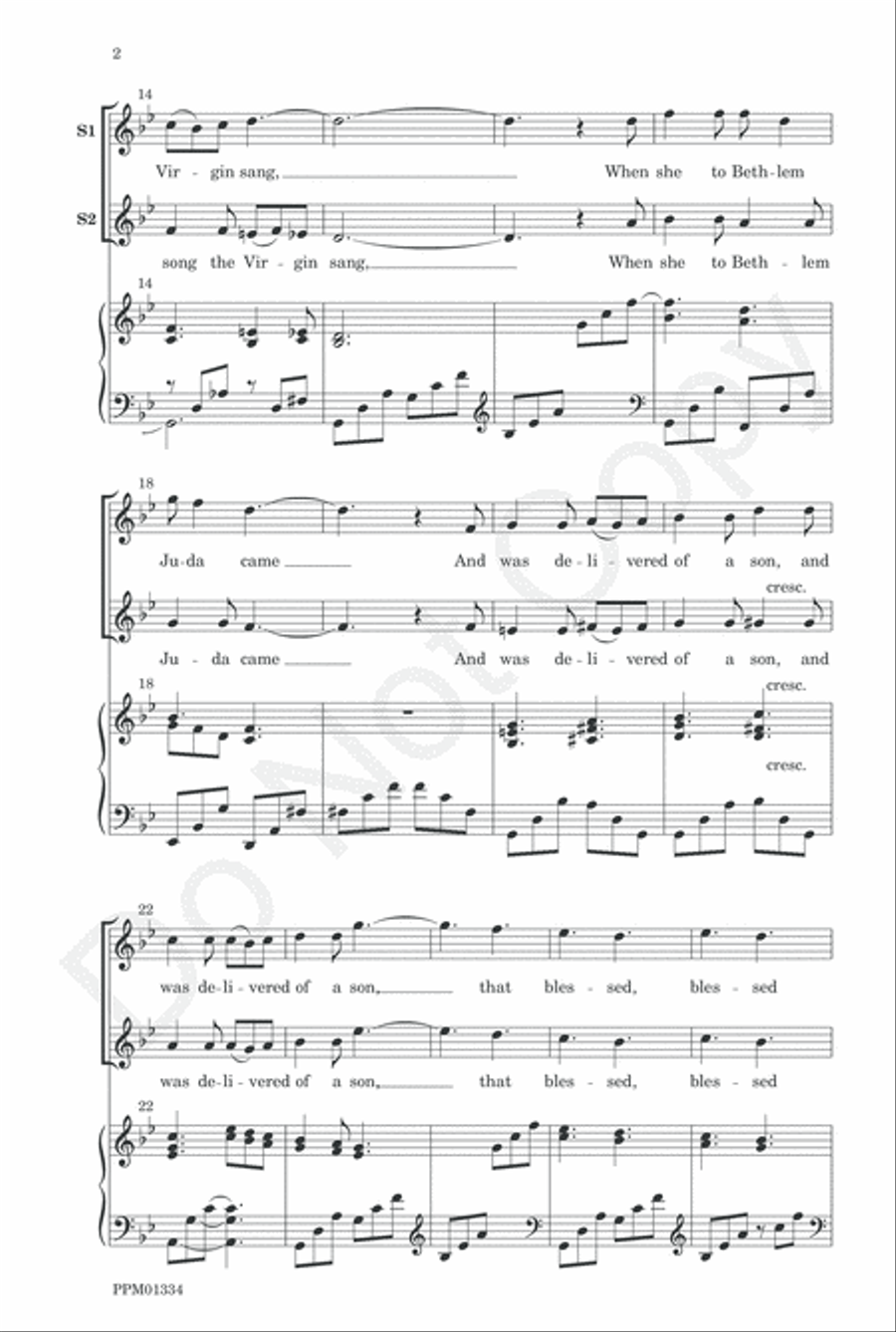 Lute-Book Lullaby Lute-Book Lullaby Women's Choir scores gallery preview page 5