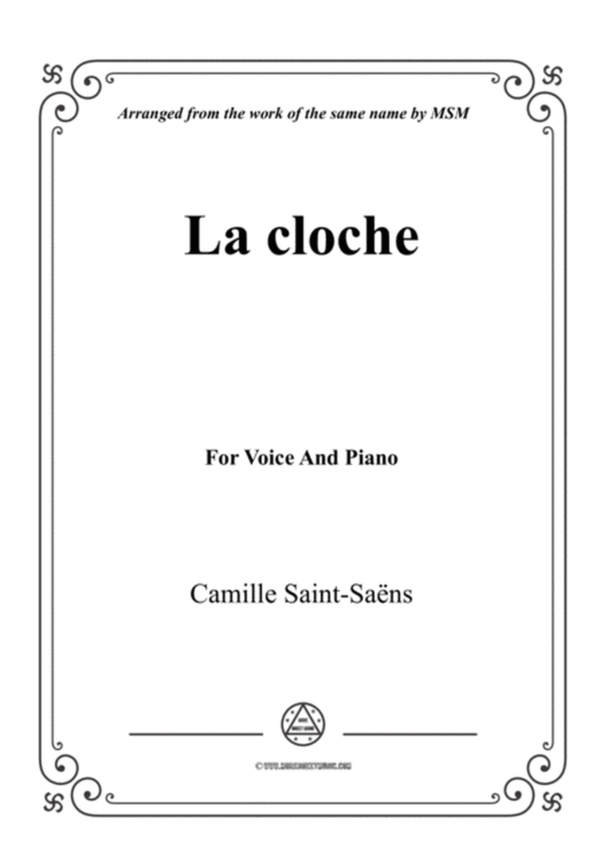 Saint-Saëns-La cloche,for Flute and Piano image number null