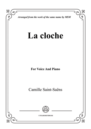 Saint-Saëns-La cloche,for Flute and Piano