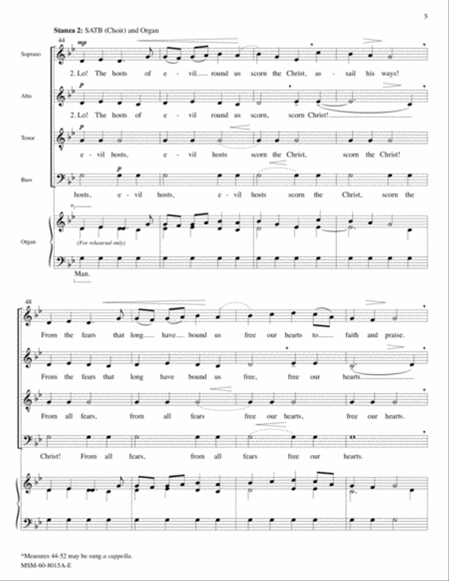 God of Grace and God of Glory Choir scores gallery preview page 5