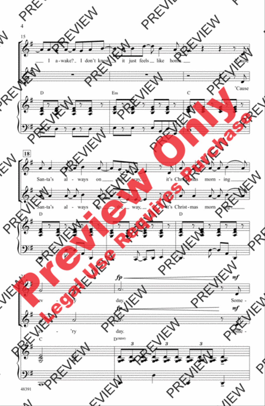 Snow Globe 2-Part scores gallery preview page 4