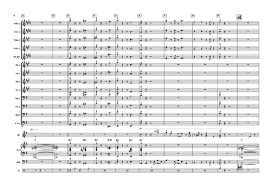 Us Again (Big Band Score + Parts) Jazz Ensemble scores gallery preview page 6